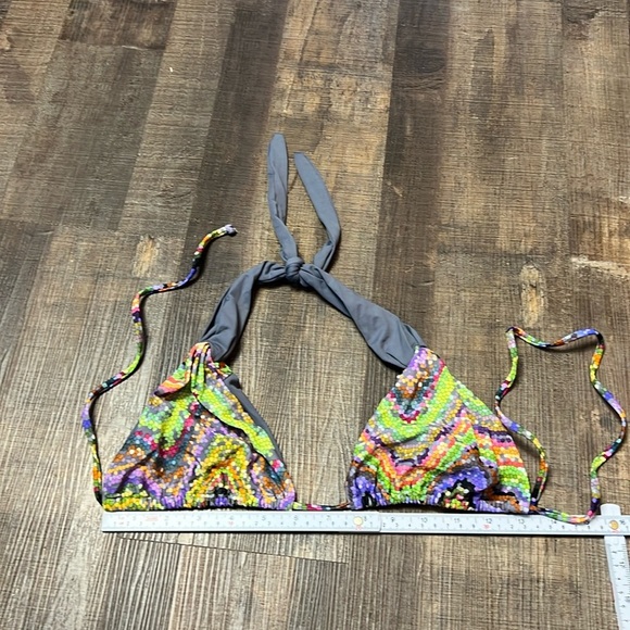 L Space String Bikini Women’s SZ Lg Mixed Media Top‎ summer beach swimming sun - Picture 1 of 7
